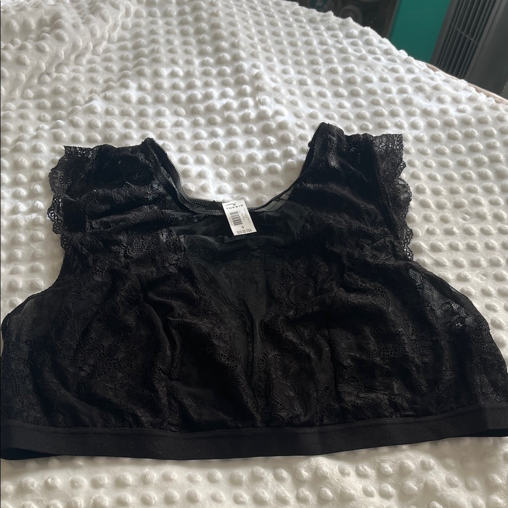 Torrid Black Lace Bralette